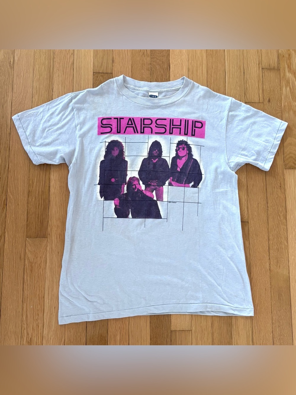 Vintage 80s Starship Tour T Shirt Mens XL 1987 Its Not Over Single Stitch Band